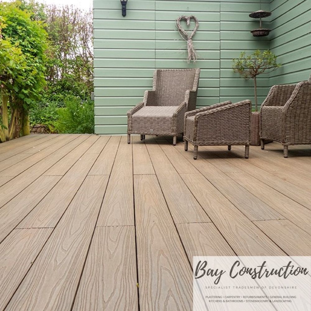 Decking Install By By Construction - Champagne Light Oak