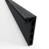 End cross section view of Graphite Grey composite step nose board showing hollow core structure and side groove